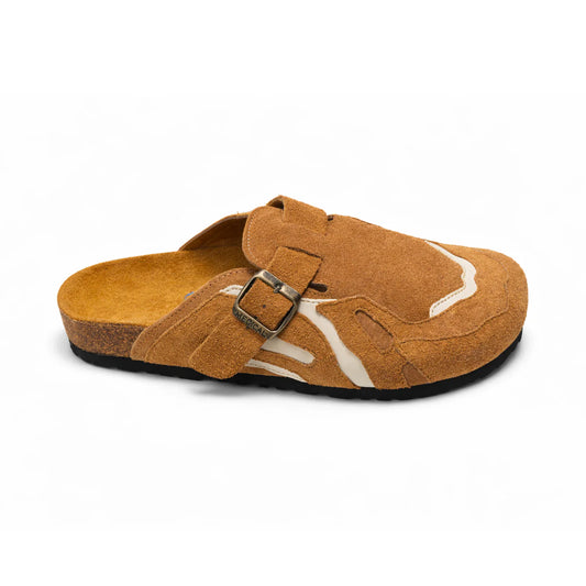 Sabot en daim beige Pellmaro