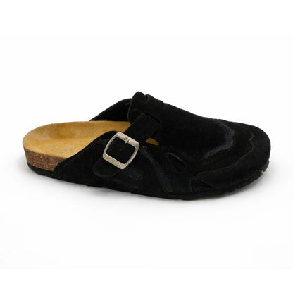 Pellmaro Black Suede Clog