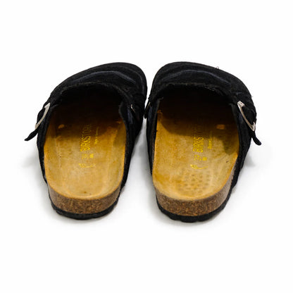 Pellmaro Black Suede Clog